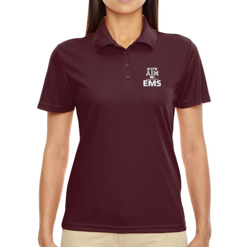 TAMU EMS Ladies' Performance Polo Thumbnail